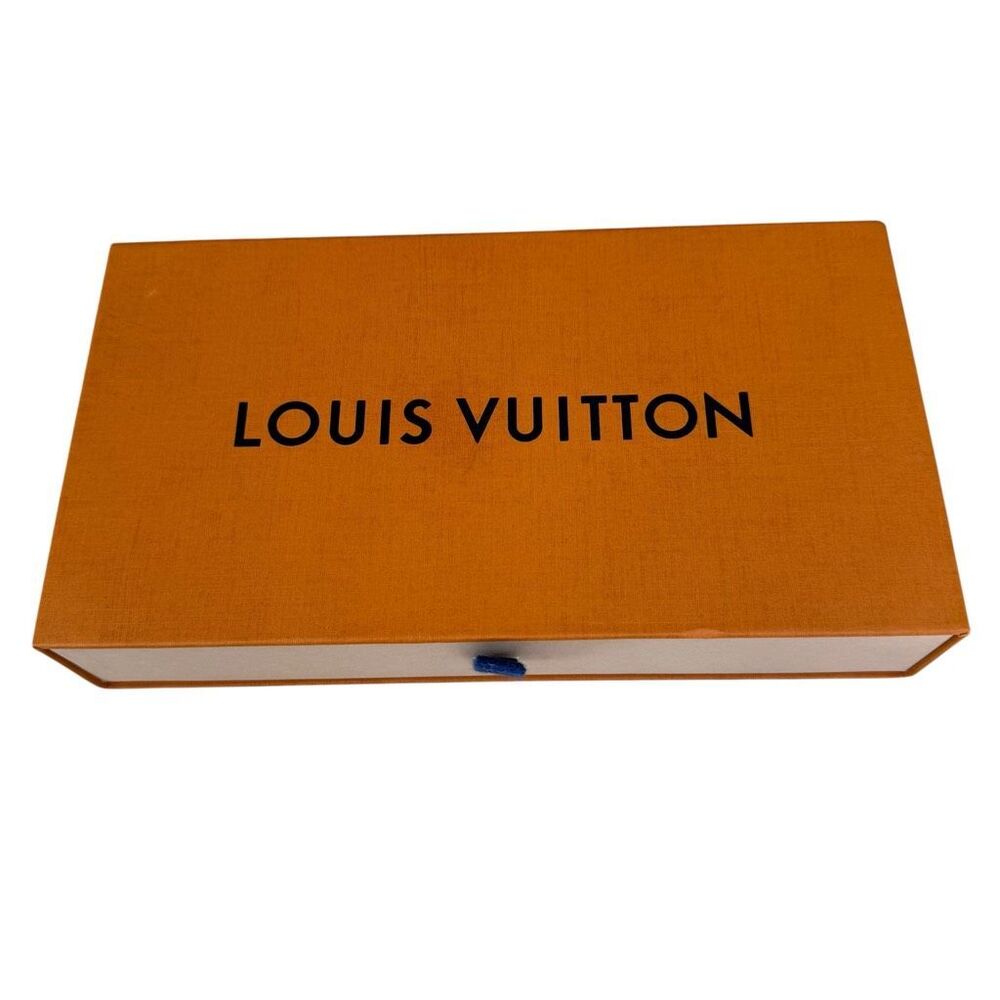 Authentic Louis Vuitton Empty Gift Box Orange drawer Storage Box 10”x5”x2”